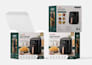 design product packaging box, product label and amazon box packaging